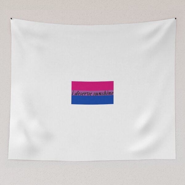 Item preview, I Deserve Sunshine - Bisexual Pride Flag - Heated Rivalry Quote - Pride Quote designed and sold by artistalways.