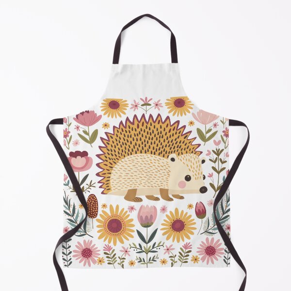 Item preview, Scandinavian Folk Art, Floral Hedgehog designed and sold by xiao xuans.