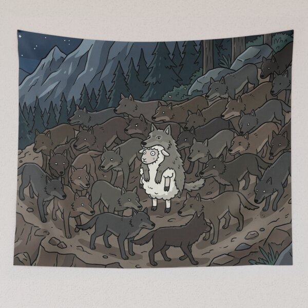 Item preview, Sheep in wolves clothing designed and sold by The King's general goods.