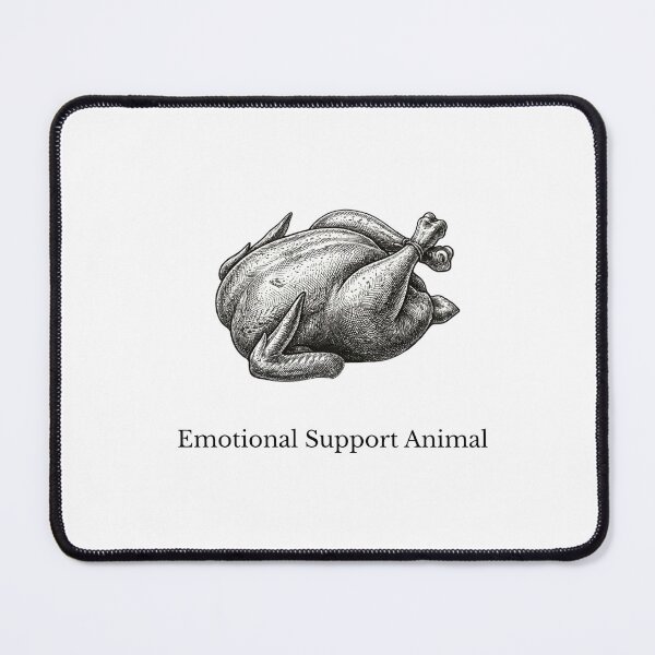 Item preview, Emotional Support Animal | Victorian Emotional Support Chicken designed and sold by lazydogonline.