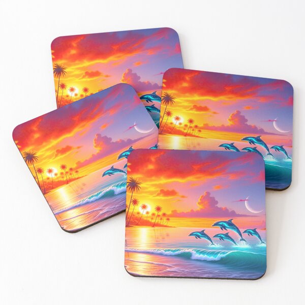 Item preview, Jumping Dolphins in Paradise designed and sold by Lynn Anne Creations.