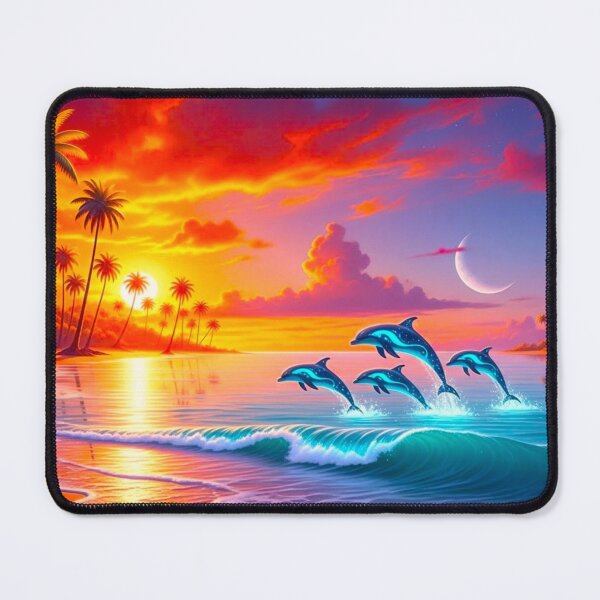 Item preview, Jumping Dolphins in Paradise designed and sold by Lynn Anne Creations.