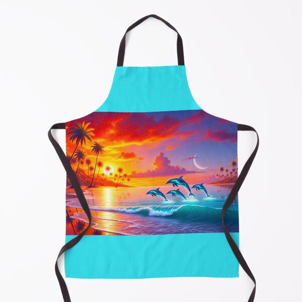 Item preview, Jumping Dolphins in Paradise designed and sold by Lynn Anne Creations.