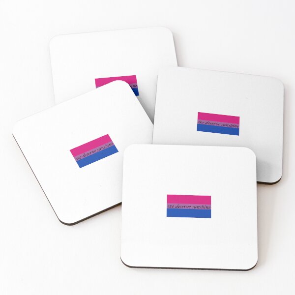 Item preview, We Deserve Sunshine - Bisexual Pride Flag - Heated Rivalry Quote - Pride Quote designed and sold by artistalways.