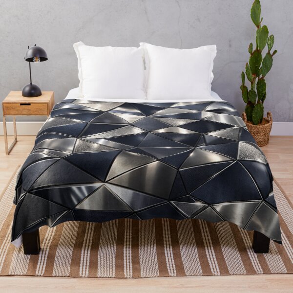 Item preview, Triangular Faceted Metallic Mosaic designed and sold by IntelliMindDesigns.
