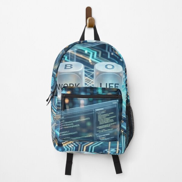 Item preview, AI Work Life Balance | Tech Programmer Coding | Neural Network Fun | IT Engineer Gift | RAM 1330 designed and sold by AiNaturalsOnly.