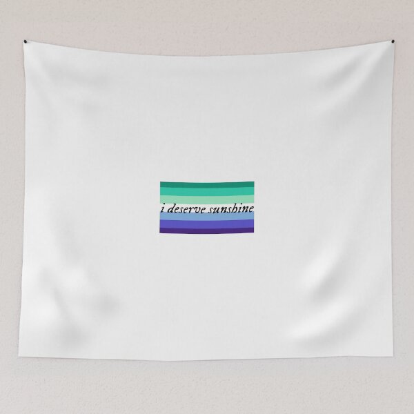 Item preview, I Deserve Sunshine - Gay Pride Flag - Heated Rivalry Quote - Pride Quote designed and sold by artistalways.