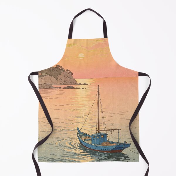 Item preview, Blue Fishing Boat Morning designed and sold by synthoso.