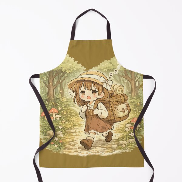 Item preview, Sleepy Anime Adventure Girl Hiking Through Forest Cute Kawaii Travel Aesthetic Design designed and sold by Im-Ara.