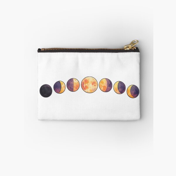 Item preview, Moon Phases in Warm Sunset Tones, Lunar Cycle designed and sold by eignvalue.