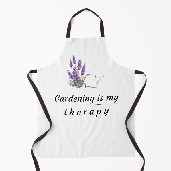 Item preview, Gardening Is My Therapy Lavender Flower Design designed and sold by PaniKoszulkaD.
