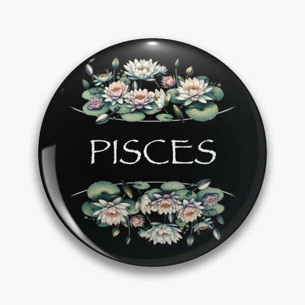 Item preview, Pisces Birth Flower Zodiac Floral Design designed and sold by TeeGals.