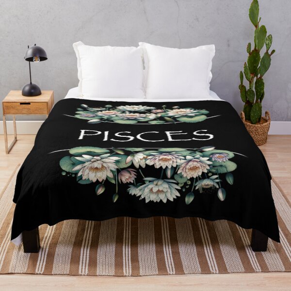 Item preview, Pisces Birth Flower Zodiac Floral Design designed and sold by TeeGals.
