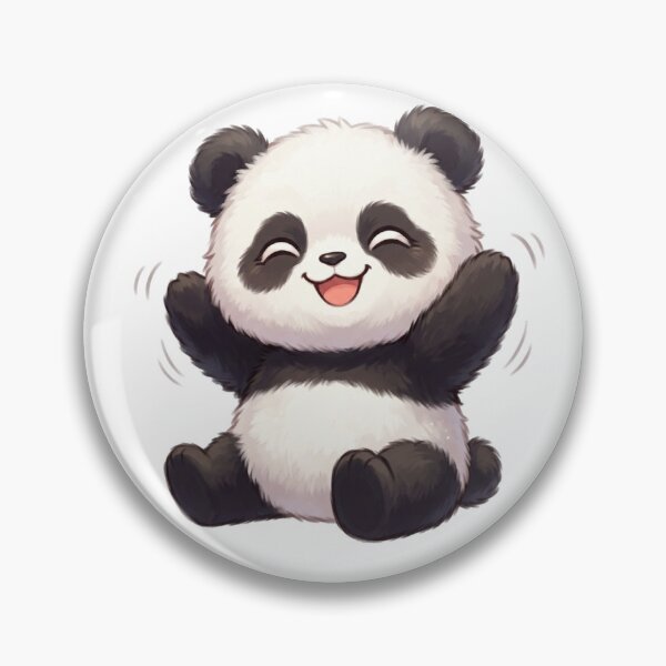 Item preview, Happy Panda designed and sold by Panda-Clips.