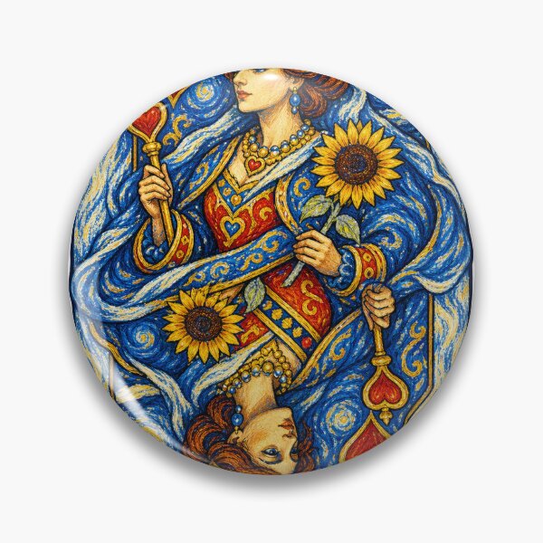 Item preview, Queen Of Hearts Post Impressionist designed and sold by Idans.