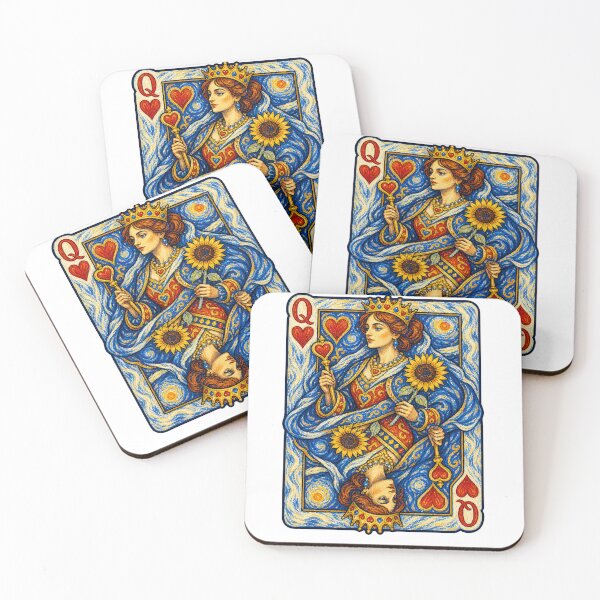 Item preview, Queen Of Hearts Post Impressionist designed and sold by Idans.