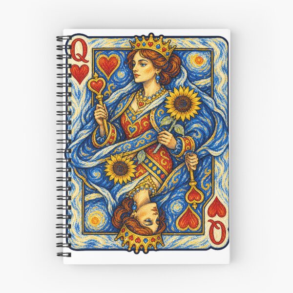 Item preview, Queen Of Hearts Post Impressionist designed and sold by Idans.
