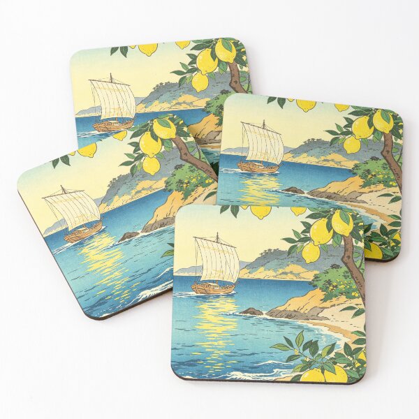 Item preview, Sailboat Lemon Coast designed and sold by synthoso.
