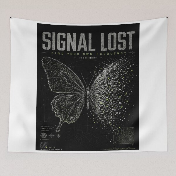 Item preview, SIGNAL LOST // FIND YOUR OWN FREQUENCY designed and sold by Dusk & Dawn Apparel.