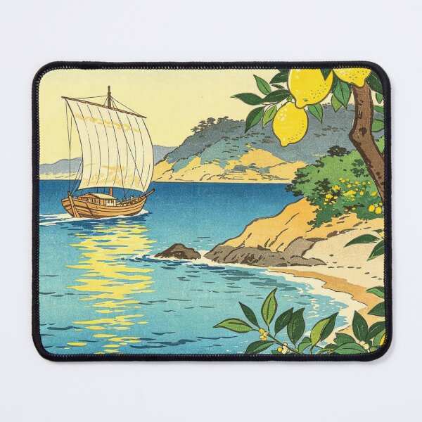 Item preview, Sailboat Lemon Coast designed and sold by synthoso.