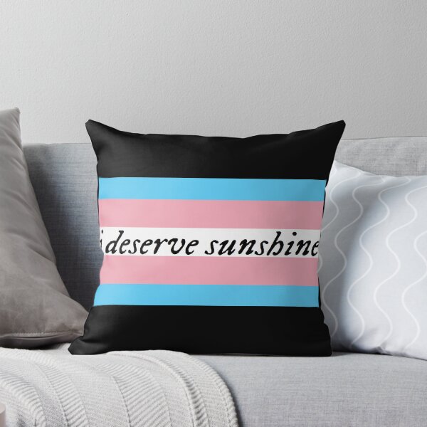 Item preview, I Deserve Sunshine - Transgender Pride Flag - Heated Rivalry Quote - Pride Quote designed and sold by artistalways.