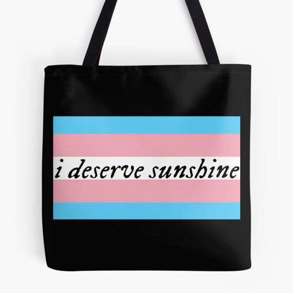 Item preview, I Deserve Sunshine - Transgender Pride Flag - Heated Rivalry Quote - Pride Quote designed and sold by artistalways.