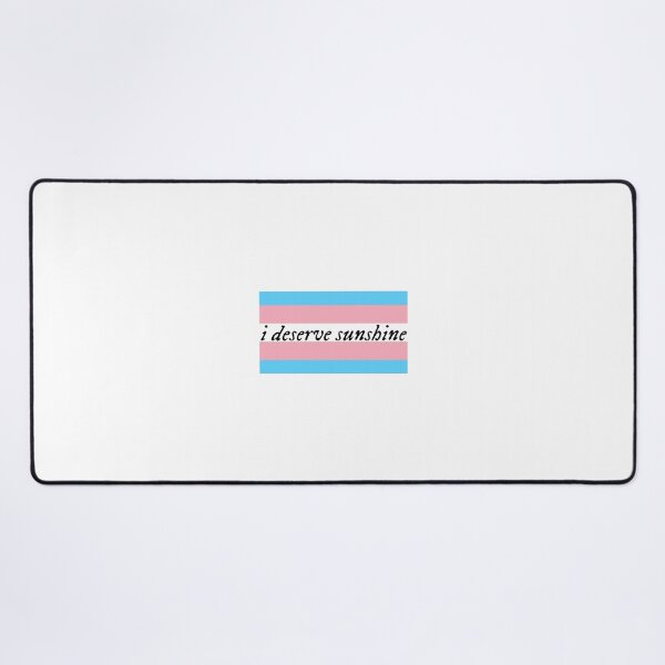 Item preview, I Deserve Sunshine - Transgender Pride Flag - Heated Rivalry Quote - Pride Quote designed and sold by artistalways.
