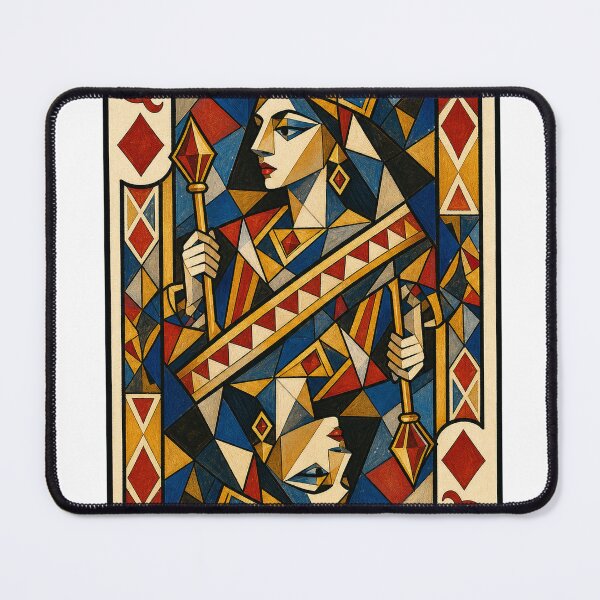 Item preview, Queen Of Diamonds Cubism designed and sold by Idans.