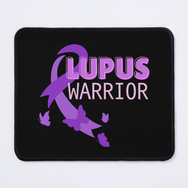 Item preview, Lupus Awareness Month | Purple Ribbon Lupus Warrior Minimalist | Chronic Illness Fighter designed and sold by Im-Ara.