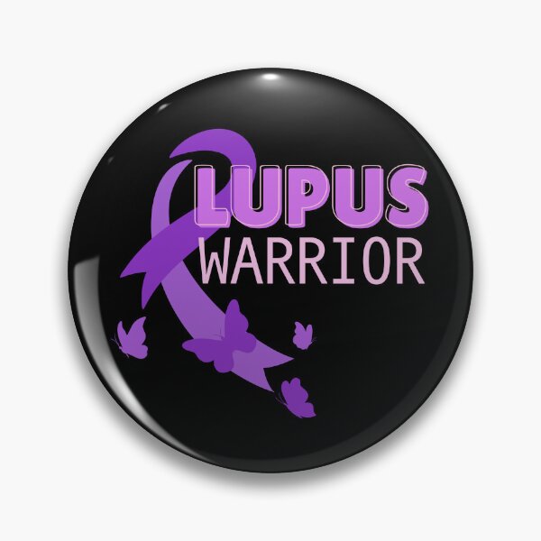 Item preview, Lupus Awareness Month | Purple Ribbon Lupus Warrior Minimalist | Chronic Illness Fighter designed and sold by Im-Ara.