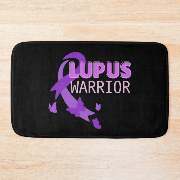 Item preview, Lupus Awareness Month | Purple Ribbon Lupus Warrior Minimalist | Chronic Illness Fighter designed and sold by Im-Ara.