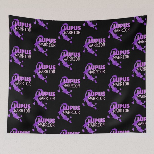Item preview, Lupus Awareness Month | Purple Ribbon Lupus Warrior Minimalist | Chronic Illness Fighter designed and sold by Im-Ara.