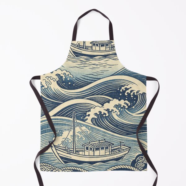 Item preview, Harbour Boat Textile Pattern designed and sold by synthoso.