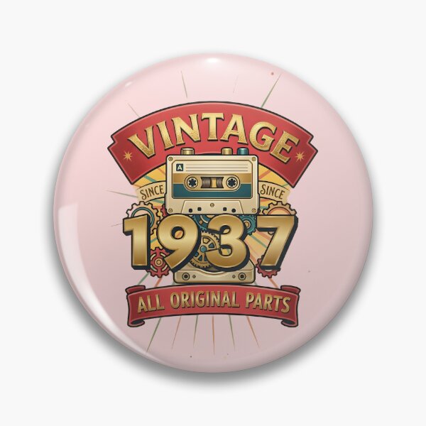 Item preview, Vintage 1937 All Original Parts Retro Cassette Design designed and sold by L&L.