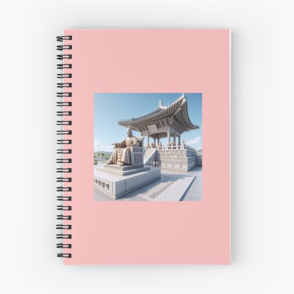 Item preview, King Sejong Monument Korea 3D Label   designed and sold by PaintMeWorld.