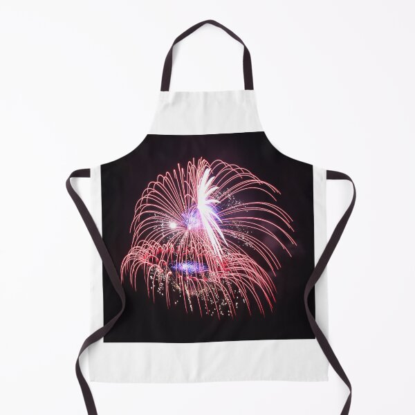 Item preview, Fireworks Burst Over Dark Sky, Long Exposure Celebration Night Display designed and sold by Nmallia.