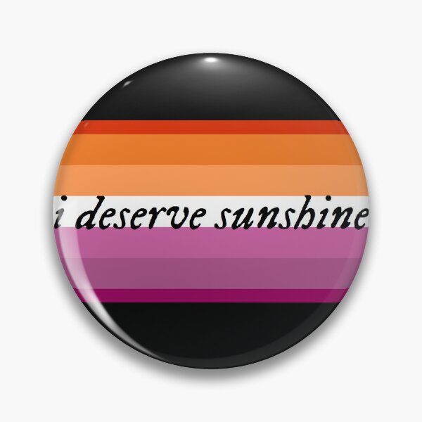Item preview, I Deserve Sunshine - Lesbian Pride Flag - Heated Rivalry Quote - Pride Quote designed and sold by artistalways.