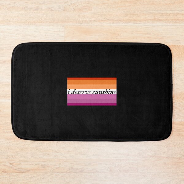Item preview, I Deserve Sunshine - Lesbian Pride Flag - Heated Rivalry Quote - Pride Quote designed and sold by artistalways.