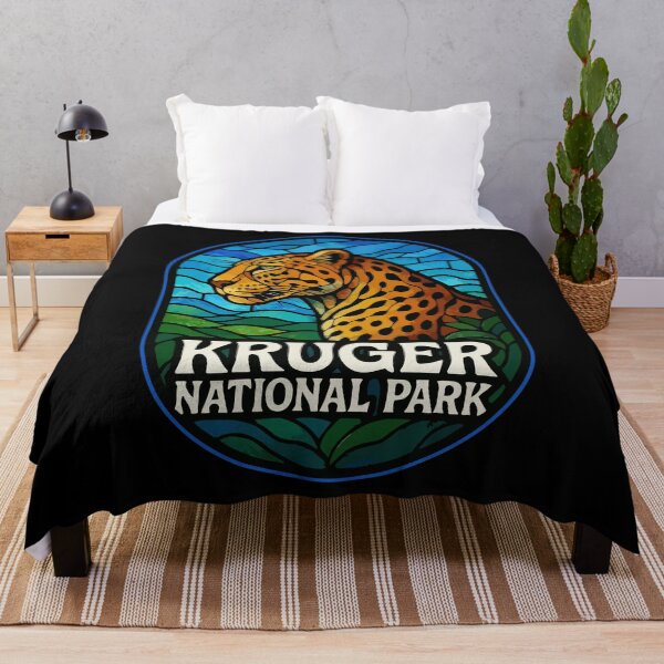 Item preview, Kruger National Park Leopard Stained Glass Travel designed and sold by TomFrontierArt.