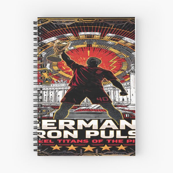 Item preview, Germany — “Iron Pulse: Steel Titans of the Game” designed and sold by Twala Creative Studio.