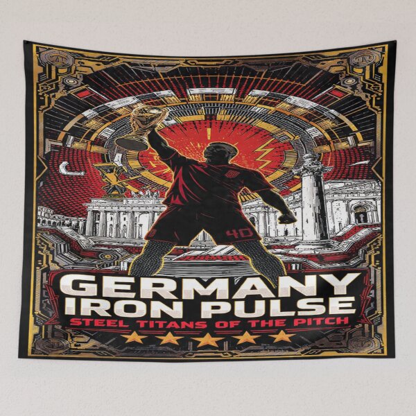 Item preview, Germany — “Iron Pulse: Steel Titans of the Game” designed and sold by Twala Creative Studio.