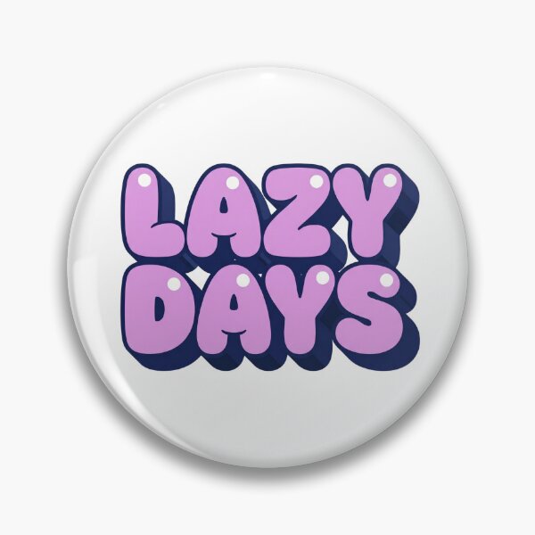 Item preview, Lazy Days Retro 70s Bubble Font Drop Shadow Typography designed and sold by Ortsas.