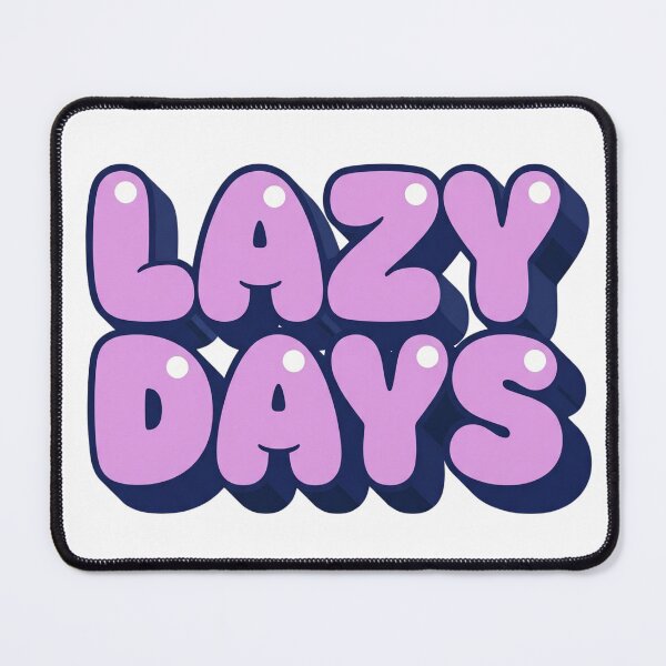 Item preview, Lazy Days Retro 70s Bubble Font Drop Shadow Typography designed and sold by Ortsas.