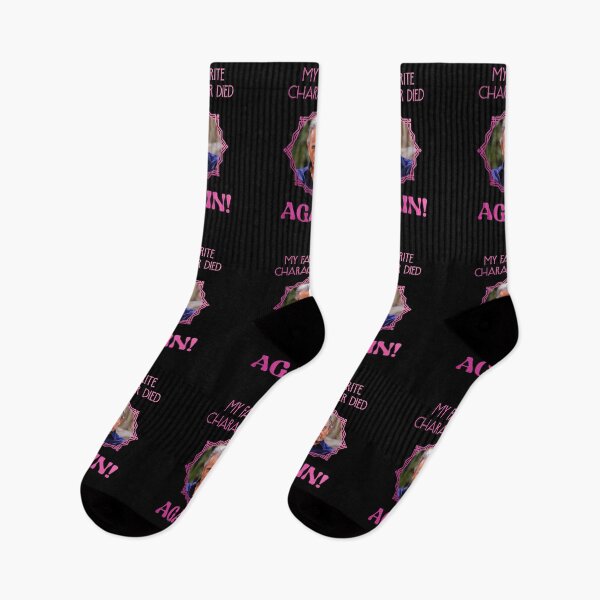 Item preview, My Favorite Character Died Again! VICTOR/Pink (on Black) designed and sold by PawsitiveMum3.