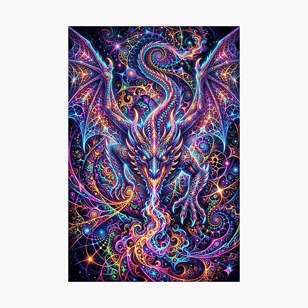 Item preview, Psychedelic Dragon designed and sold by Newstreams.