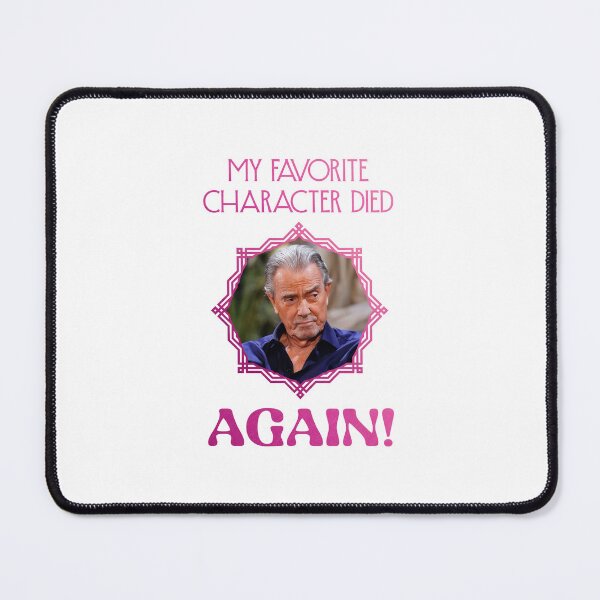 Item preview, My Favorite Character Died Again! VICTOR/Pink (on White) designed and sold by PawsitiveMum3.