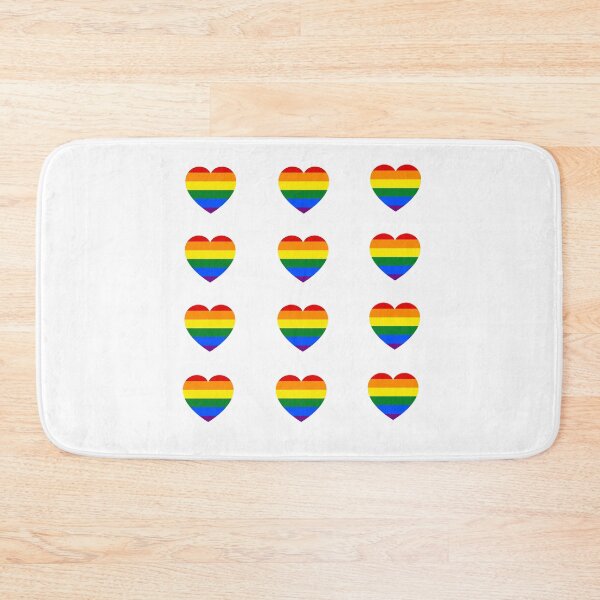 Item preview, LGBTQ hearts designed and sold by Tillscreativ.