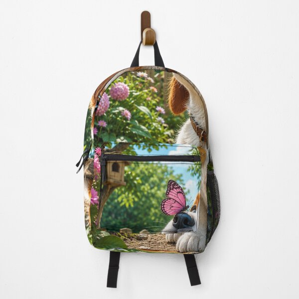 Item preview, Curious Puppy and Butterfly Garden designed and sold by Rohan132.