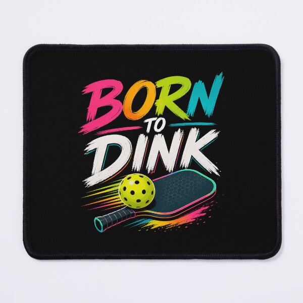 Item preview, Born To Dink Pickleball Retro Design designed and sold by Rally Ink Designs.