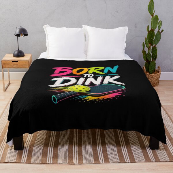Item preview, Born To Dink Pickleball Retro Design designed and sold by Rally Ink Designs.